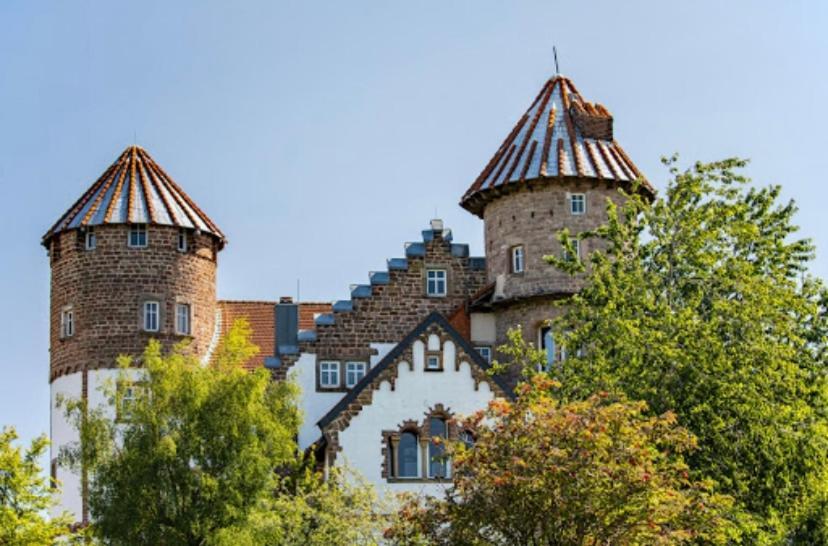 Luxus Appartement Im Schloss Fockelberg Exteriör bild